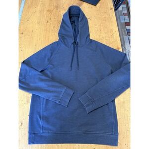Lululemon Men's City Sweat Stretch Pullover Hoodie in Navy Blue  Size Medium